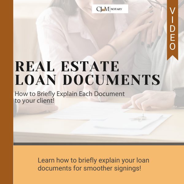 How to Explain Real Estate Loan Documents